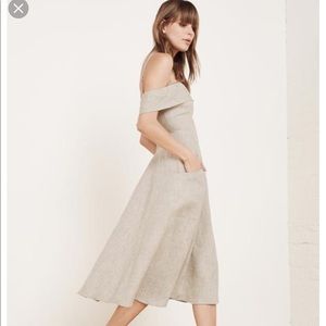 Jaclyn Reformation linen dress